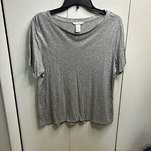 H&M Heather Gray Short Sleeve Crew Tee